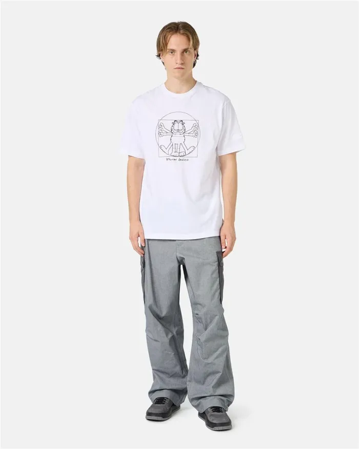 Men TSHIRTS AND POLO Iceberg Tshirt With Vitruvian Garfield Print