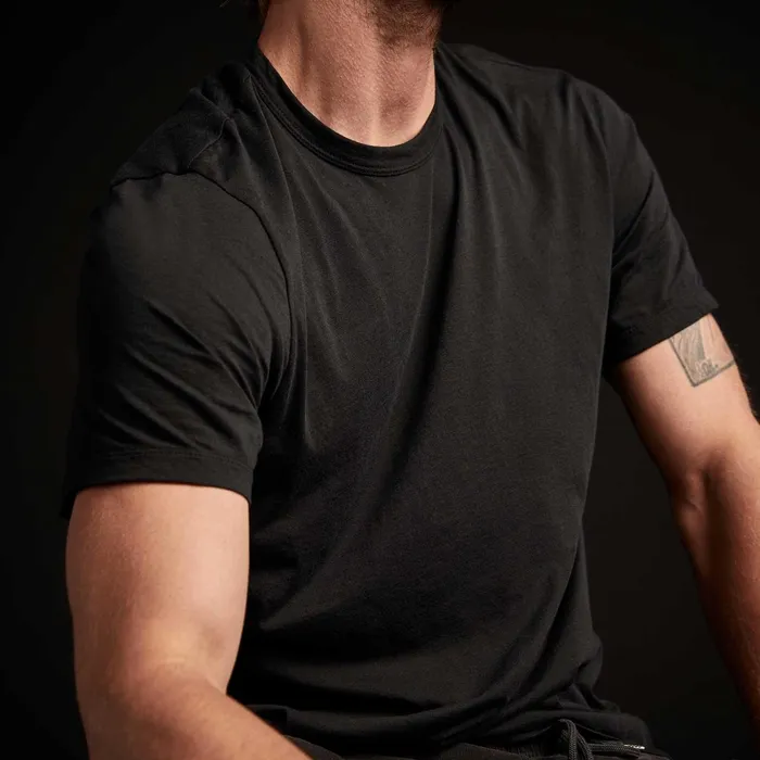 Men TShirts James Perse 3 Pack Luxe Lotus Jersey Tee Black