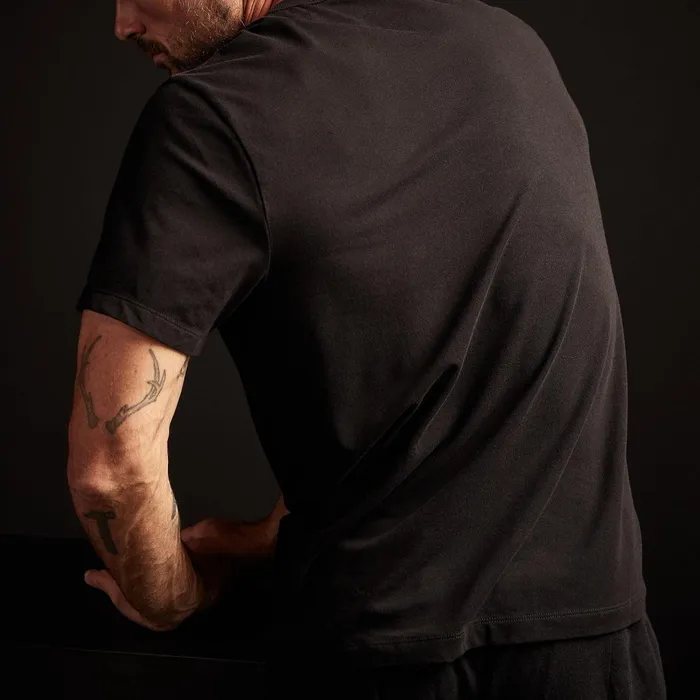 Men TShirts James Perse Elevated Lotus Jersey Lounge Tee Black
