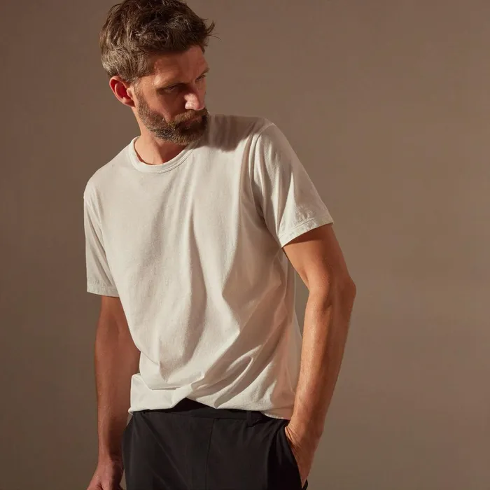 Men TShirts James Perse Luxe Lotus Jersey Tee White