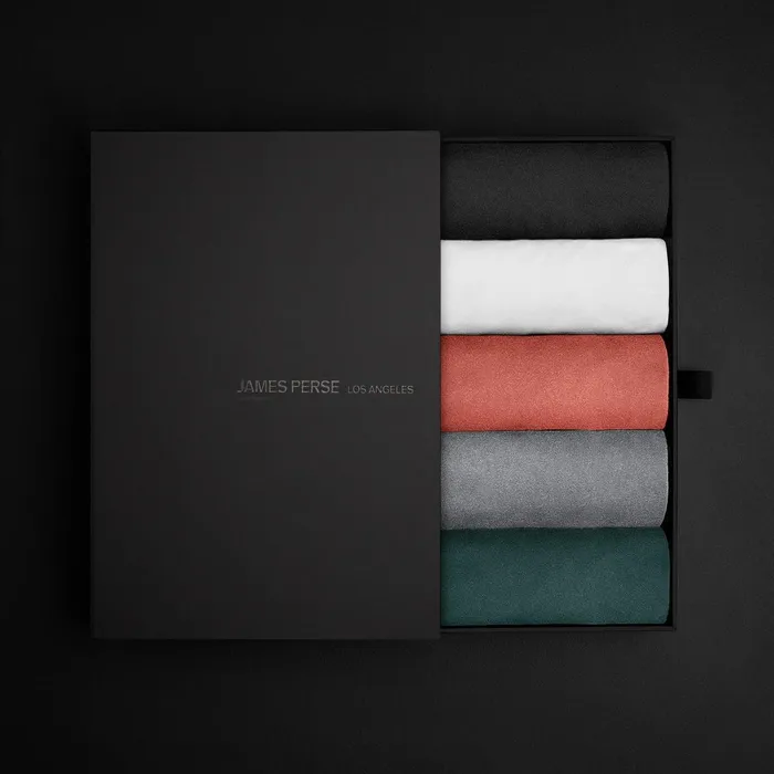 Men TShirts James Perse Men039S Classic T Shirt Gift Set Holiday Hues