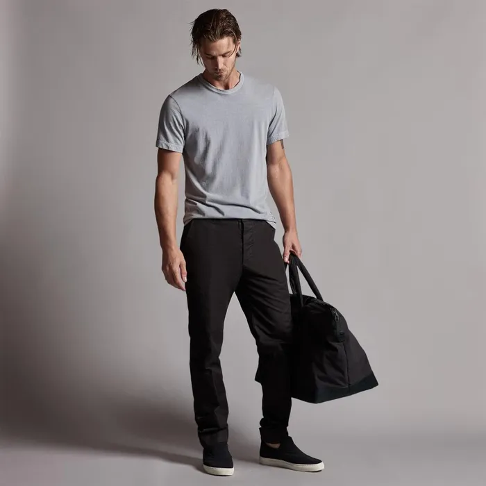 Men TShirts James Perse Short Sleeve Crew Neck Breeze Pigment