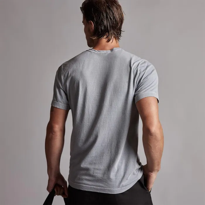 Men TShirts James Perse Short Sleeve Crew Neck Breeze Pigment