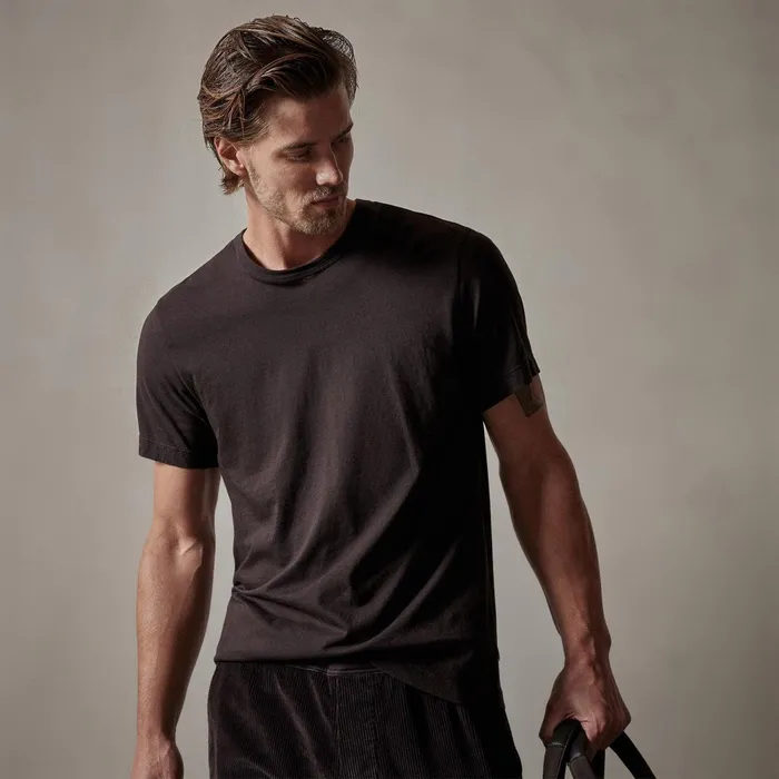 Men TShirts James Perse Short Sleeve Crew Neck Kona