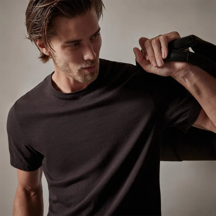 Men TShirts James Perse Short Sleeve Crew Neck Kona