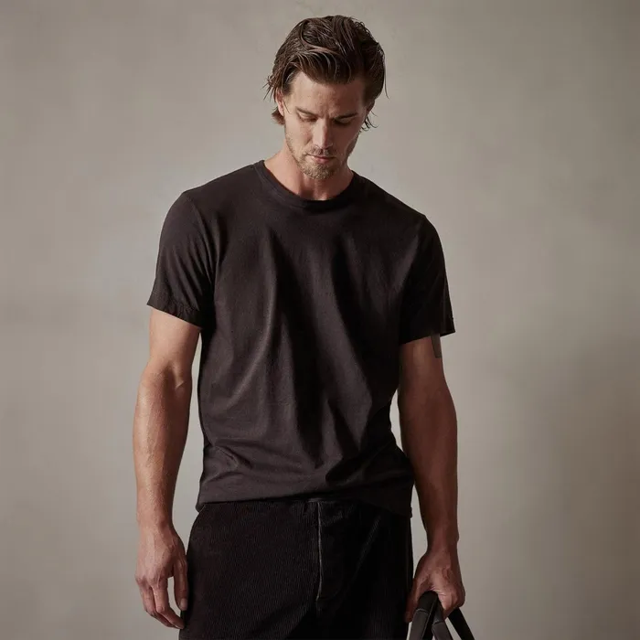 Men TShirts James Perse Short Sleeve Crew Neck Kona
