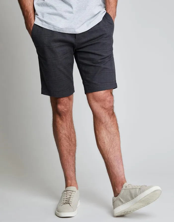 Men Threadbare Luxe Black Check Slim Fit Chino Shorts Black Threadbare Shorts Men Threadbare Luxe Black Check Slim Fit Chino Shorts Black Threadbare Shorts