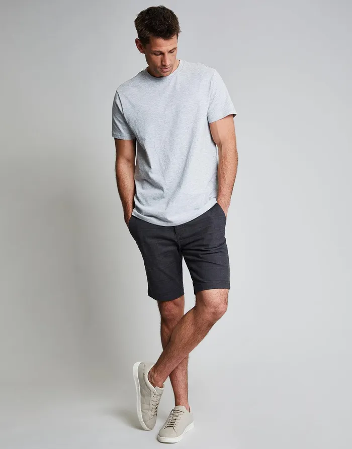 Men Threadbare Luxe Black Check Slim Fit Chino Shorts Black Threadbare Shorts Men Threadbare Luxe Black Check Slim Fit Chino Shorts Black Threadbare Shorts
