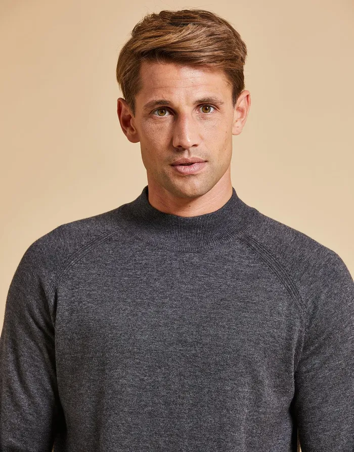 Men Threadbare Luxe Charcoal Marl Turtleneck Jumper Charcoal Marl Threadbare Knitwear Men Threadbare Luxe Charcoal Marl Turtleneck Jumper Charcoal Marl Threadbare Knitwear