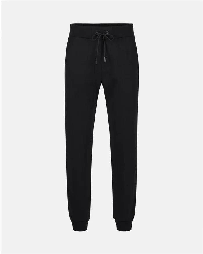 Men TROUSERS Iceberg Black Jogger Regular Fit Trousers In Fleece With Bear Print And Iceberg Logo Men TROUSERS Iceberg Black Jogger Regular Fit Trousers In Fleece With Bear Print And Iceberg Logo