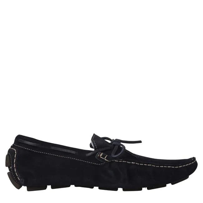 Men Wassp Navy Suede Loafers Windsor Smith Shoes