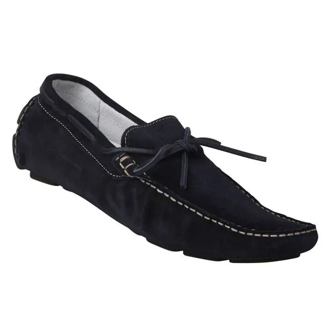 Men Wassp Navy Suede Loafers Windsor Smith Shoes