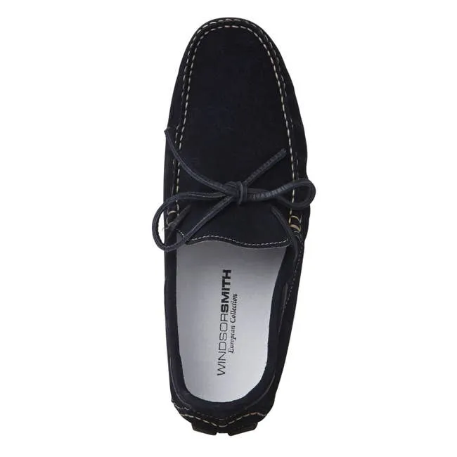 Men Wassp Navy Suede Loafers Windsor Smith Shoes