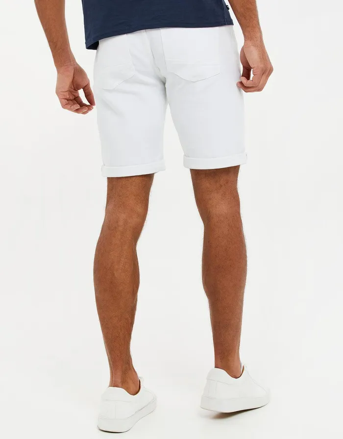 Men White Chino Shorts White Threadbare Shorts Men White Chino Shorts White Threadbare Shorts