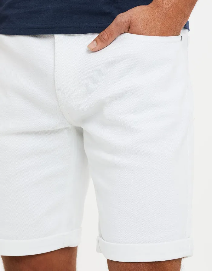 Men White Chino Shorts White Threadbare Shorts Men White Chino Shorts White Threadbare Shorts