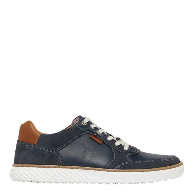 Men Will Blue Leather Shoes Windsor Smith Shoes