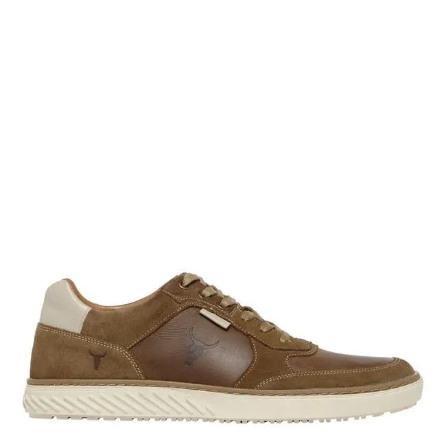 Men Will Khaki Leather Shoes Windsor Smith Shoes