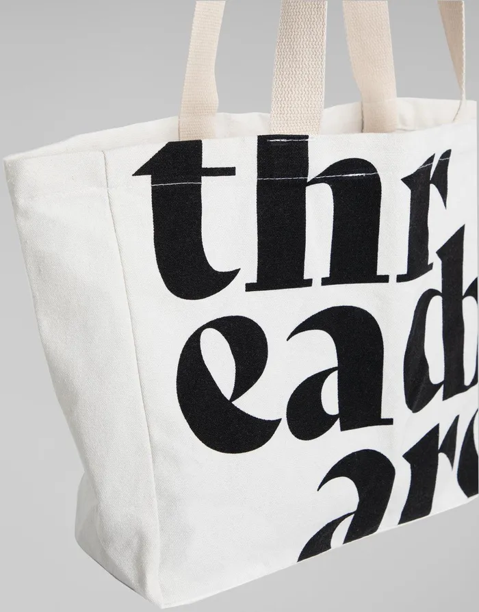 MenWomen Threadbare Essentials Cotton Tote Bag Off White Threadbare Accessories MenWomen Threadbare Essentials Cotton Tote Bag Off White Threadbare Accessories