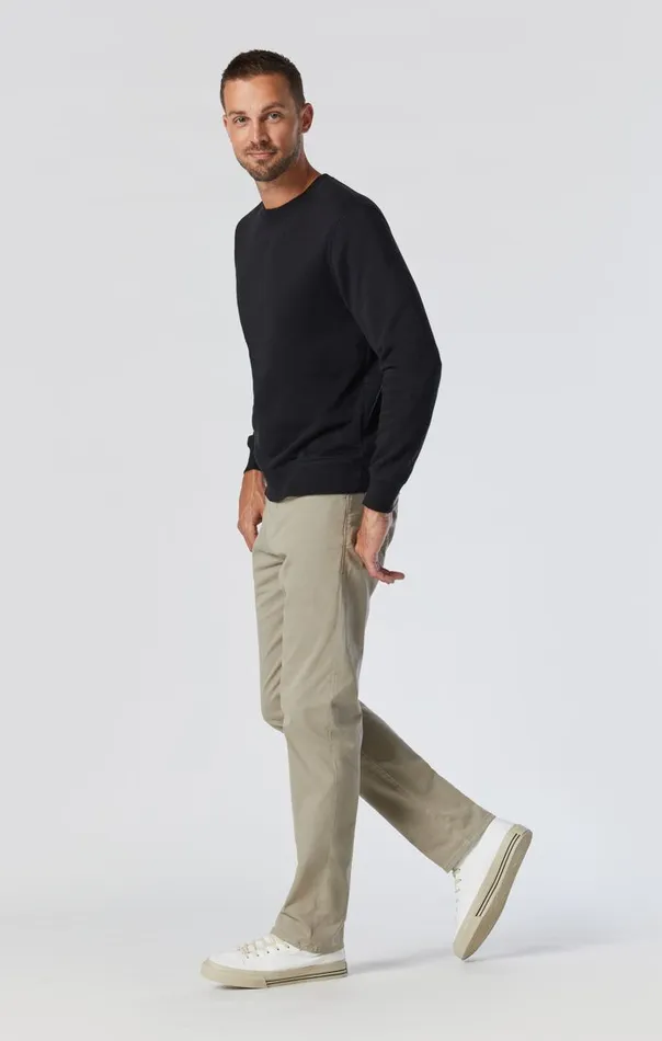 Men Zach Straight Leg In Beige Twill Mavi Jeans Pants