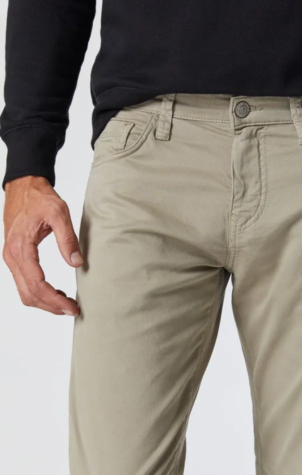 Men Zach Straight Leg In Beige Twill Mavi Jeans Pants