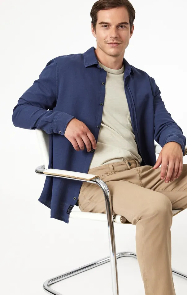 Men Zach Straight Leg In Khaki Casual Twill Mavi Jeans Pants Men Zach Straight Leg In Khaki Casual Twill Mavi Jeans Pants