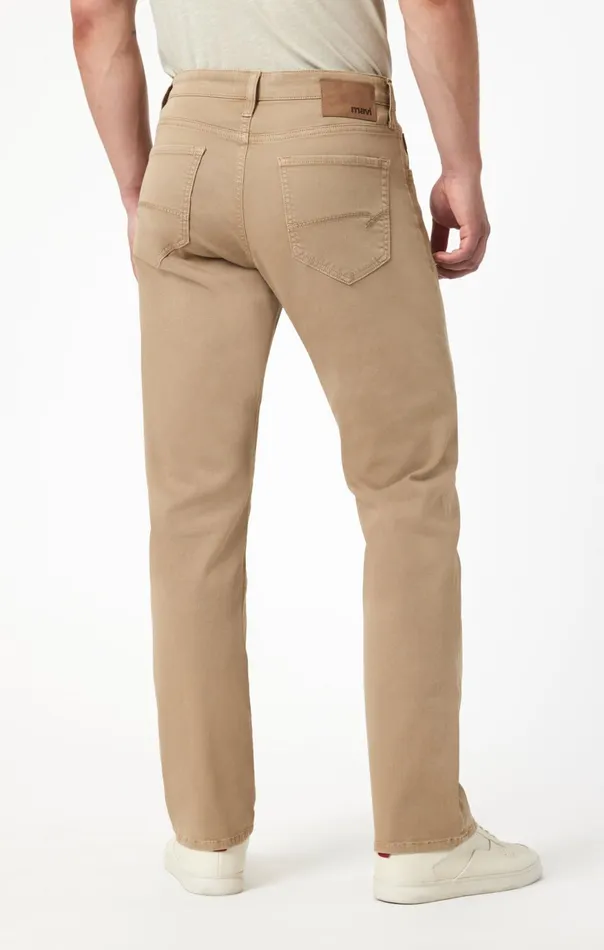 Men Zach Straight Leg In Khaki Casual Twill Mavi Jeans Pants Men Zach Straight Leg In Khaki Casual Twill Mavi Jeans Pants