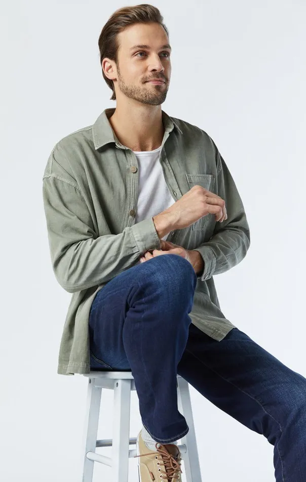 Men Zach Straight Leg Jeans In Dark Blue Nashville Mavi Jeans Denim Men Zach Straight Leg Jeans In Dark Blue Nashville Mavi Jeans Denim