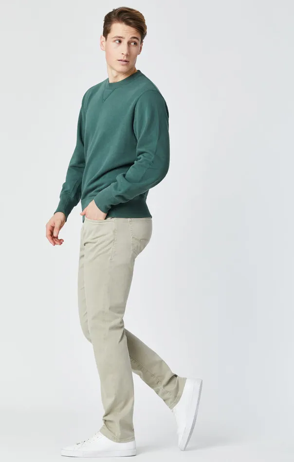 Men Zach Straight Leg Pants In Stone Grey Sateen Mavi Jeans Pants Men Zach Straight Leg Pants In Stone Grey Sateen Mavi Jeans Pants