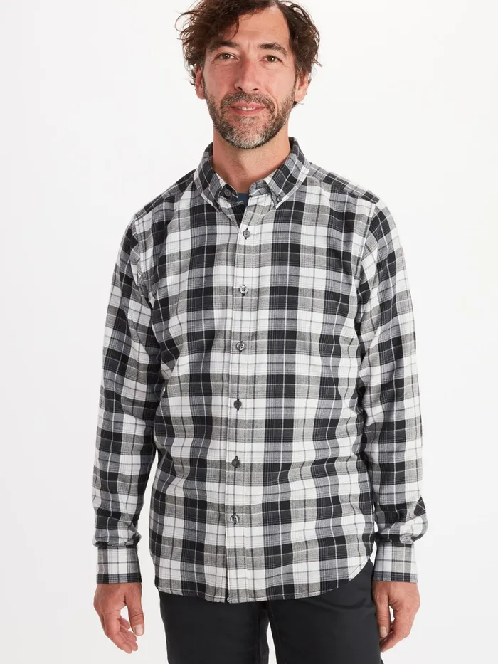 Mens LongSleeve Shirts Marmot Harkins Lightweight Flannel LongSleeve Shirt Black Mens LongSleeve Shirts Marmot Harkins Lightweight Flannel LongSleeve Shirt Black