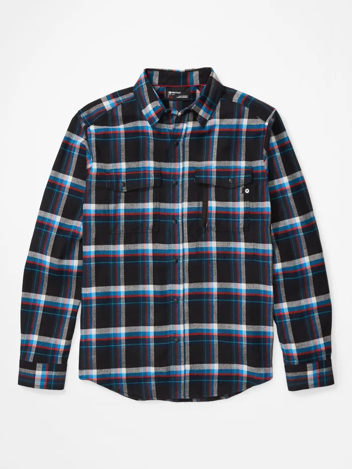 Mens LongSleeve Shirts Marmot Tromso Midweight LongSleeve Flannel Shirt Black Mens LongSleeve Shirts Marmot Tromso Midweight LongSleeve Flannel Shirt Black