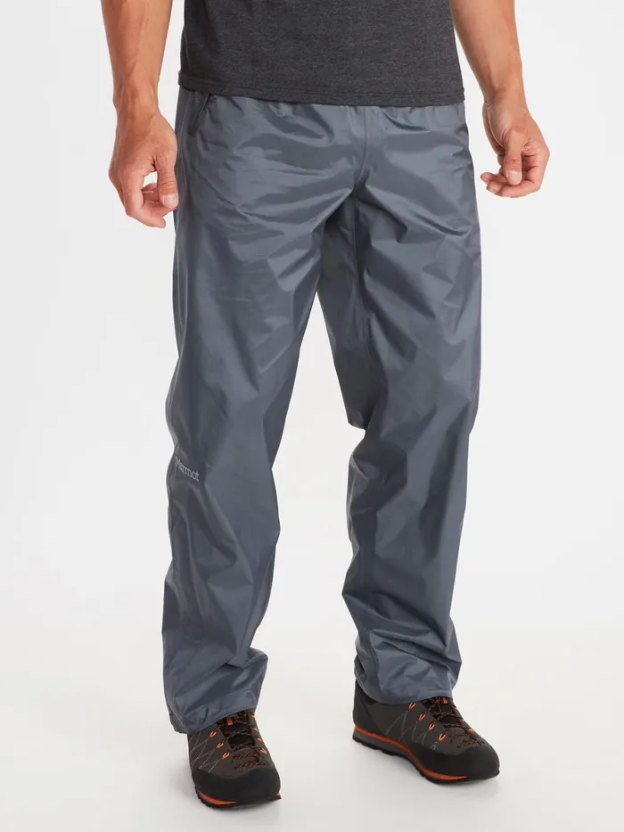Mens Rainwear Marmot Precip Eco Pants Steel Onyx