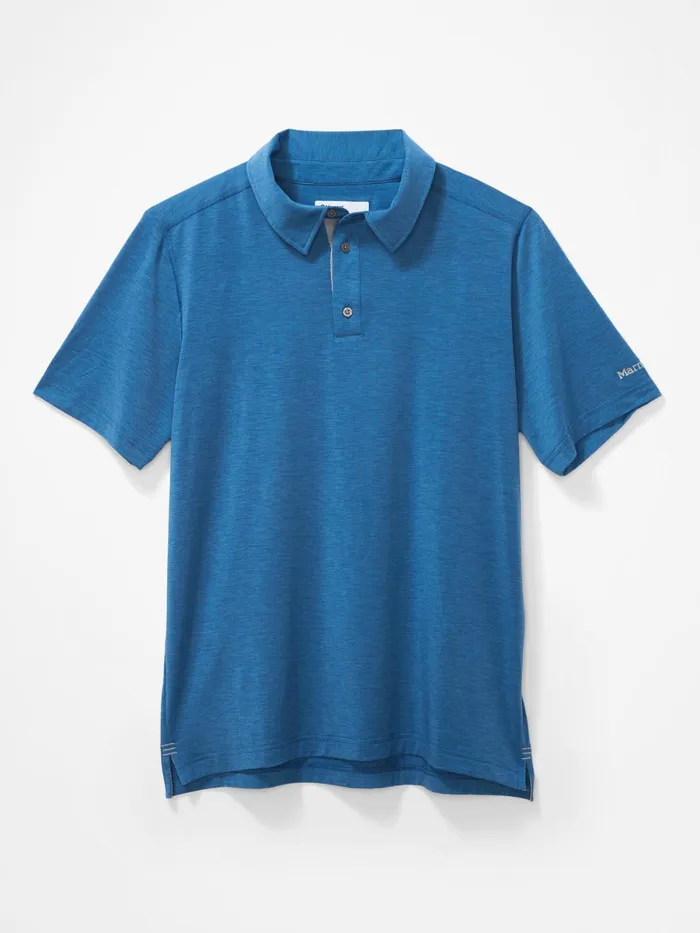 Mens ShortSleeve Shirts Marmot Wallace ShortSleeve Polo Shirt Arctic Navy Heather Mens ShortSleeve Shirts Marmot Wallace ShortSleeve Polo Shirt Arctic Navy Heather