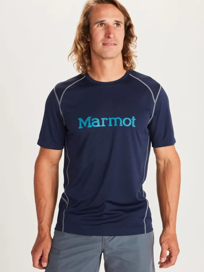 Mens ShortSleeve Shirts Marmot Windridge With Graphic ShortSleeve Shirt Arctic Navy Mens ShortSleeve Shirts Marmot Windridge With Graphic ShortSleeve Shirt Arctic Navy