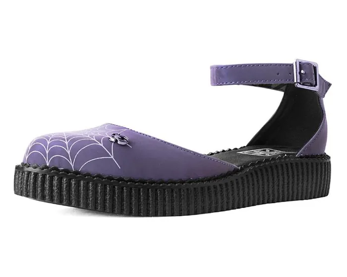 Midnight Chameleon Spiderweb Glow Sandal Women TUK Shoes Mary Janes