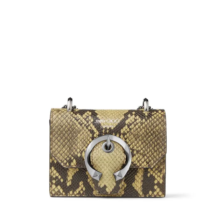 Mini Paris Dijon Snake Printed Leather Super Mini Bag With Metal Buckle Dijon Women JIMMY CHOO Mini Bags Mini Paris Dijon Snake Printed Leather Super Mini Bag With Metal Buckle Dijon Women JIMMY CHOO Mini Bags