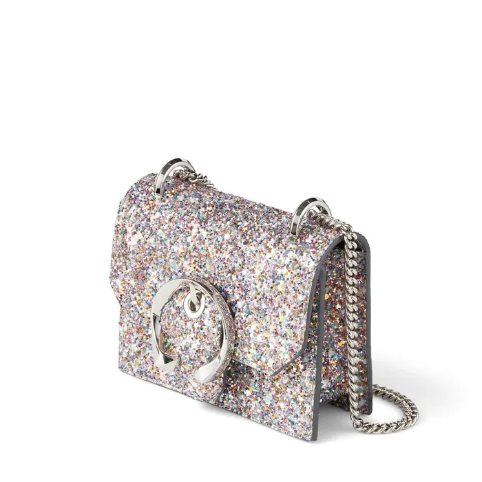 Mini Paris Luminous GlowInTheDark Glitter Fabric Super Mini Bag With Metal Buckle Mochi Women JIMMY CHOO Mini Bags