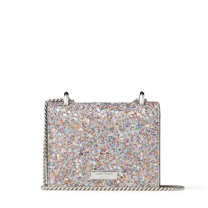 Mini Paris Luminous GlowInTheDark Glitter Fabric Super Mini Bag With Metal Buckle Mochi Women JIMMY CHOO Mini Bags