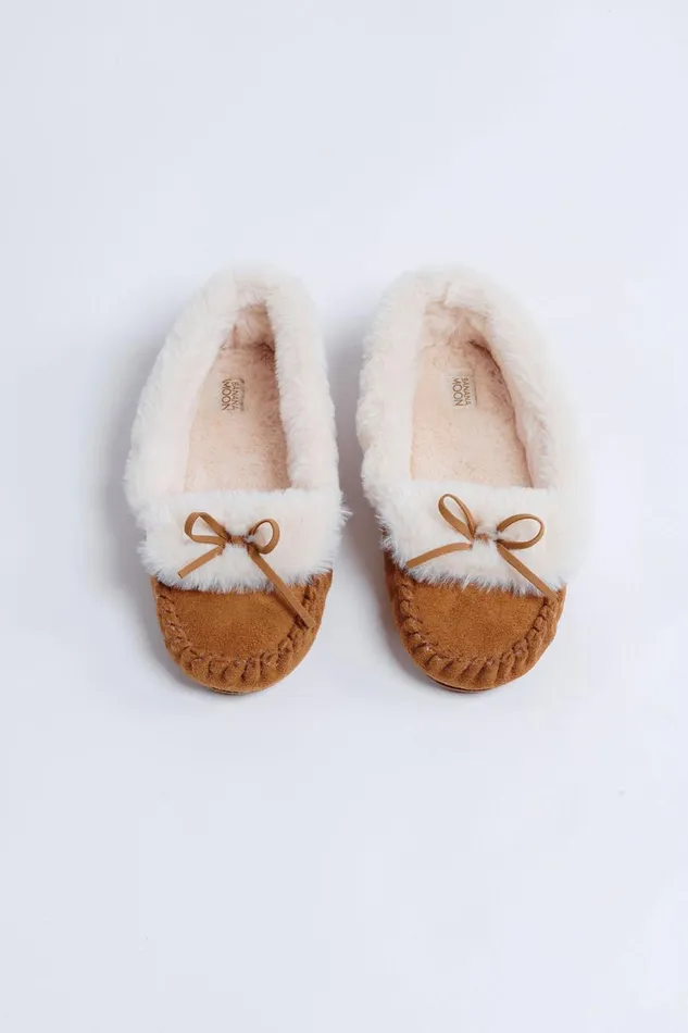 Mocassins Ecru 8211 ERNEST MOCCA Ecru Women Banana Moon Winter Shoes