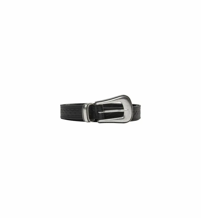 MOS MOSH Accessories MMEmbossed Vintage Belt Black 8211 Women MOS MOSH Accessories MMEmbossed Vintage Belt Black 8211 Women