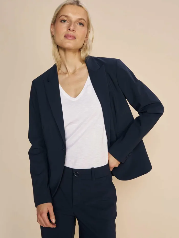 MOS MOSH Blazers MMBlake Izzy Blazer Salute Navy 8211 Women