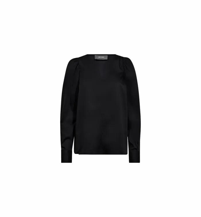 MOS MOSH Blouses and Tops MMGigi Slit Blouse Black 8211 Women MOS MOSH Blouses and Tops MMGigi Slit Blouse Black 8211 Women