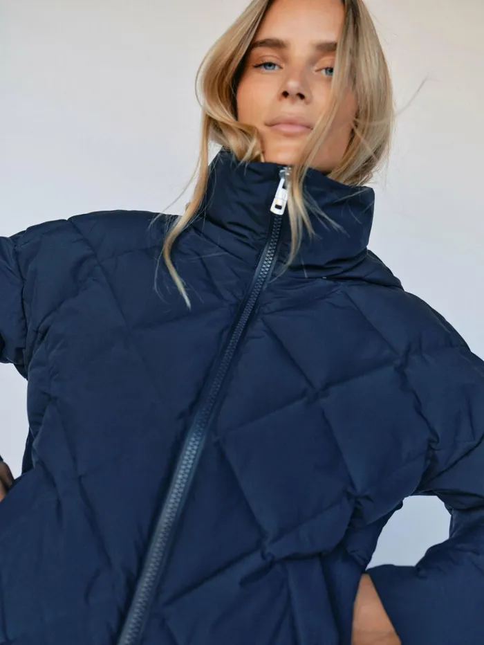 MOS MOSH Jackets and Coats MMAhla Down Jacket Salute Navy 8211 Women