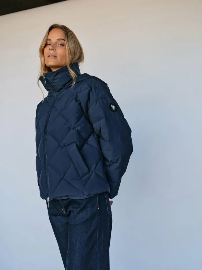 MOS MOSH Jackets and Coats MMAhla Down Jacket Salute Navy 8211 Women