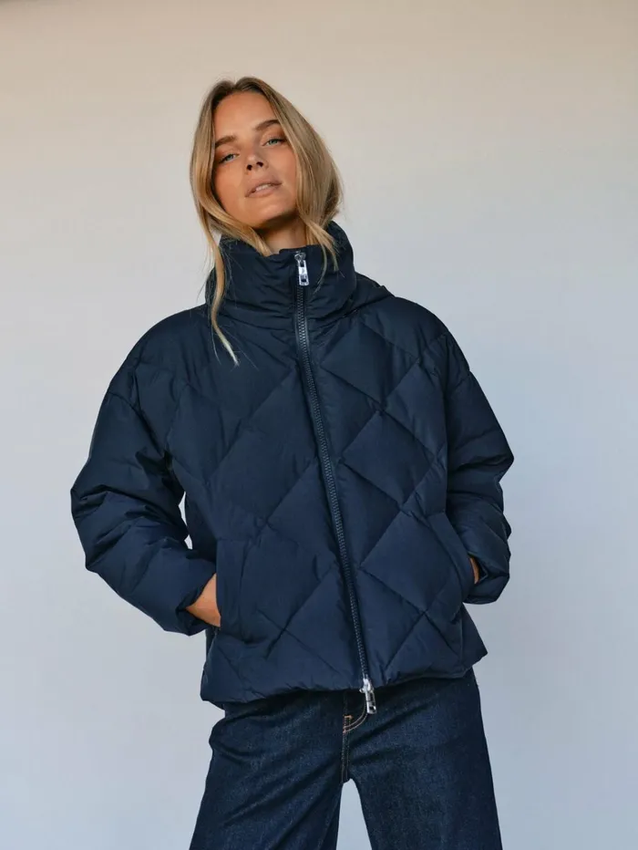 MOS MOSH Jackets and Coats MMAhla Down Jacket Salute Navy 8211 Women