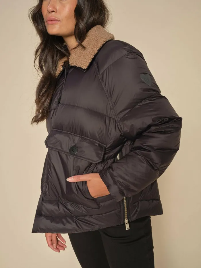 MOS MOSH Jackets and Coats MMRidel Quilt Down Jacket Black 8211 Women