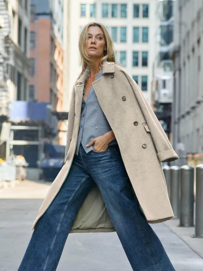MOS MOSH Jackets and Coats MMVenice Wool Jacket Feather Gray 8211 Women