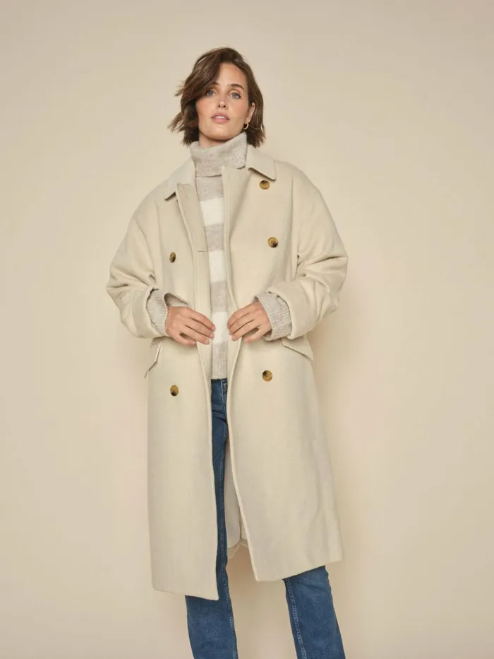 MOS MOSH Jackets and Coats MMVenice Wool Jacket Feather Gray 8211 Women MOS MOSH Jackets and Coats MMVenice Wool Jacket Feather Gray 8211 Women