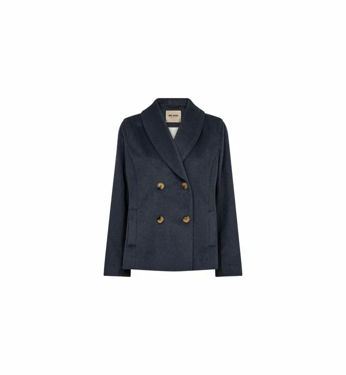 MOS MOSH Jackets and Coats MMVicca Wool Jacket Navy Blazer 8211 Women MOS MOSH Jackets and Coats MMVicca Wool Jacket Navy Blazer 8211 Women