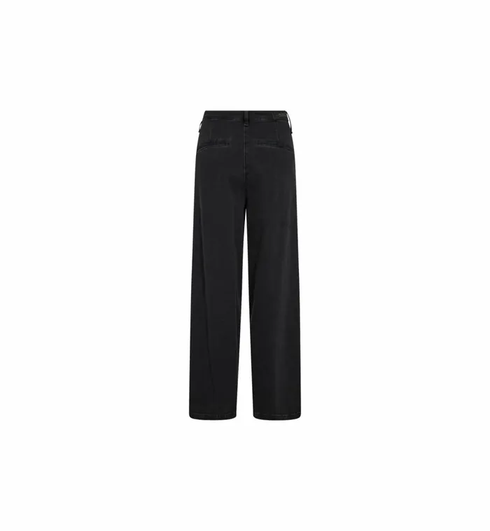 MOS MOSH Jeans MMGobi Pleats Jeans Black 8211 Women MOS MOSH Jeans MMGobi Pleats Jeans Black 8211 Women