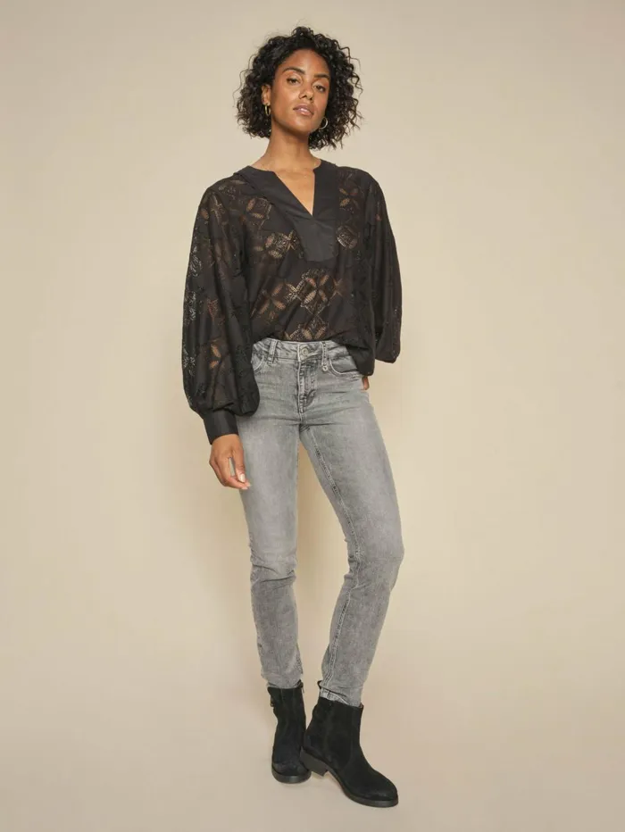 MOS MOSH Jeans MMVice Chic Jeans Light Grey 8211 Women
